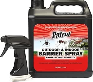 Amgrow Patrol Outdoor & Indoor Barrier Ready to Use Spray 4 Litre